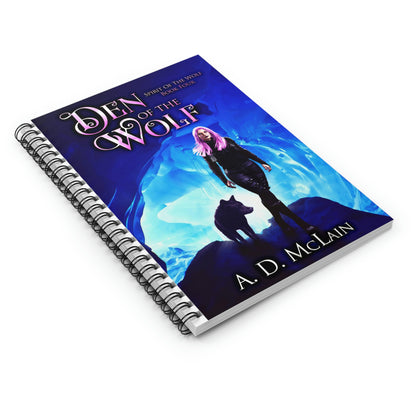 Den Of The Wolf - Spiral Notebook