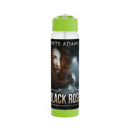 Black Rose - Infuser Water Bottle