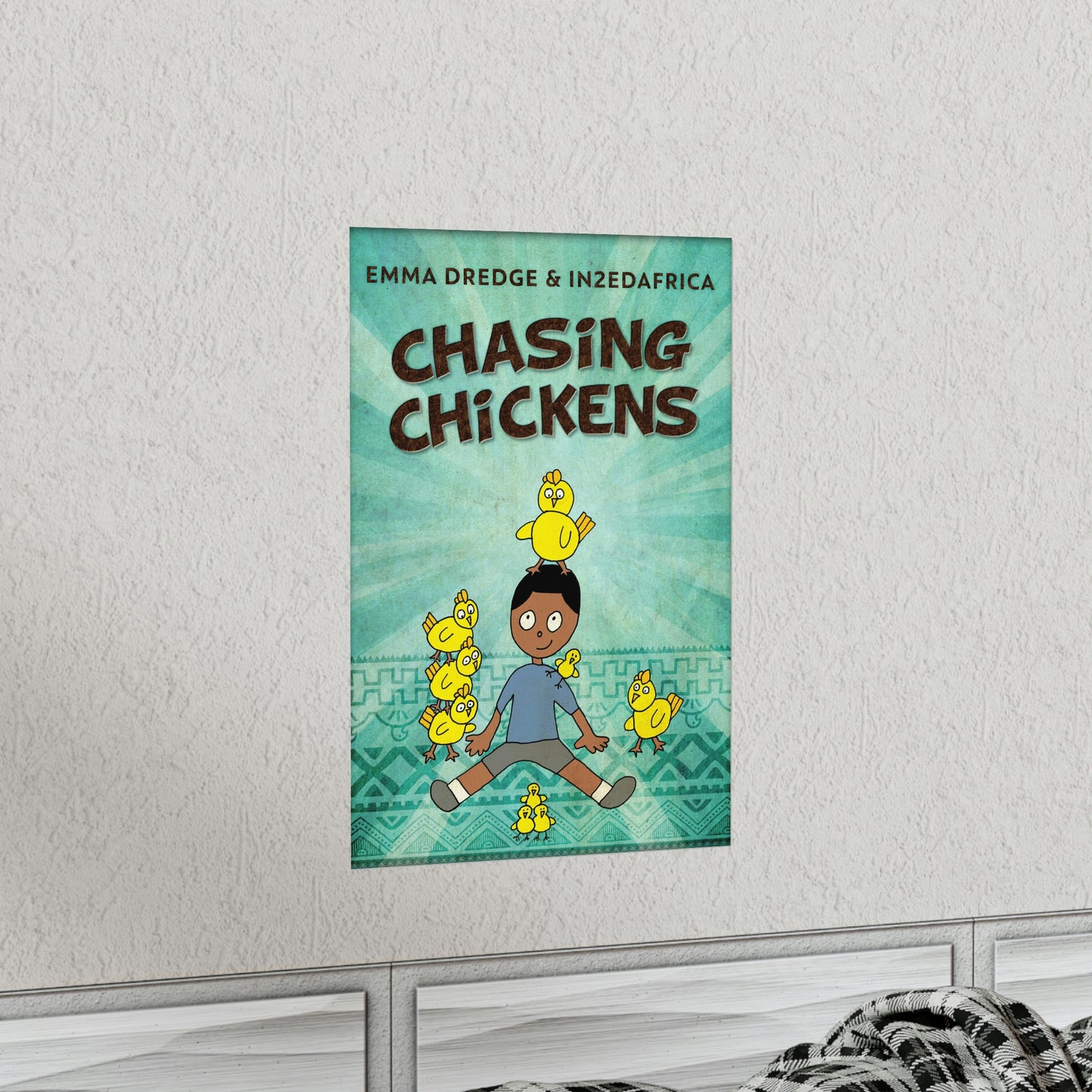 Chasing Chickens - Matte Poster