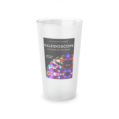 Kaleidoscope - Colours Of The Heart - Frosted Pint Glass