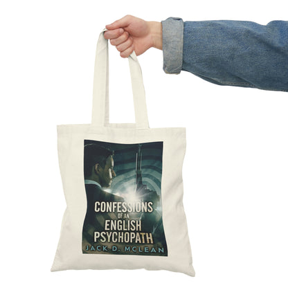 Confessions Of An English Psychopath - Natural Tote Bag