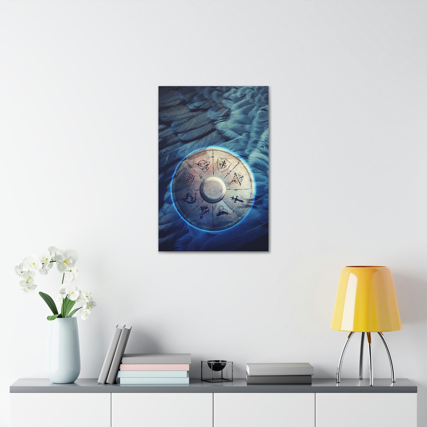 The Blue Shield - Canvas