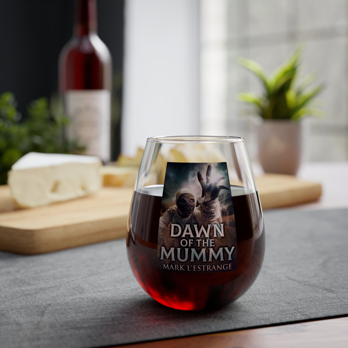 Dawn Of The Mummy - Stemless Wine Glass, 11.75oz