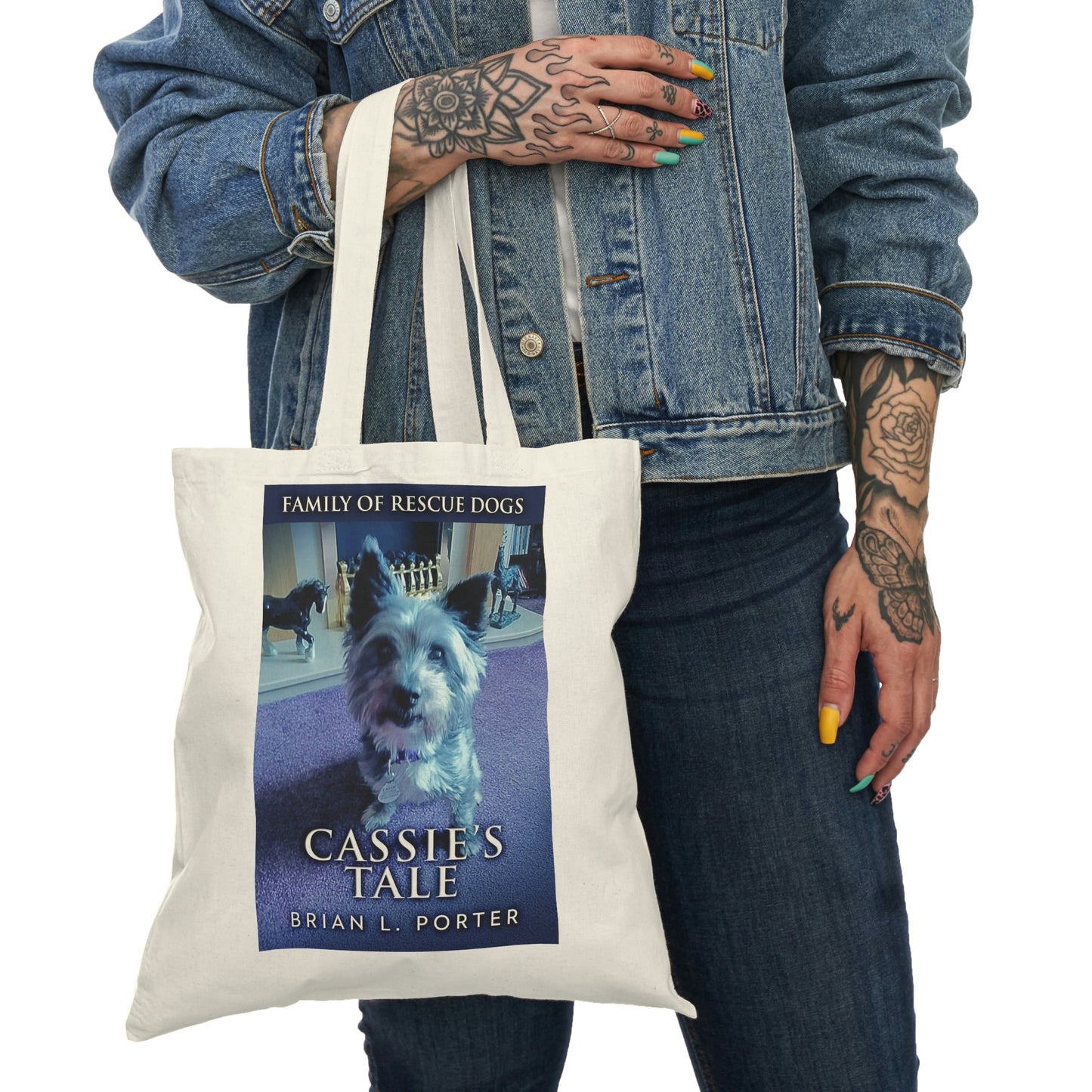 Cassie's Tale - Natural Tote Bag