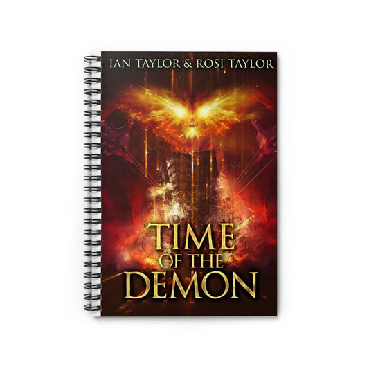 Time Of The Demon - Spiral Notebook