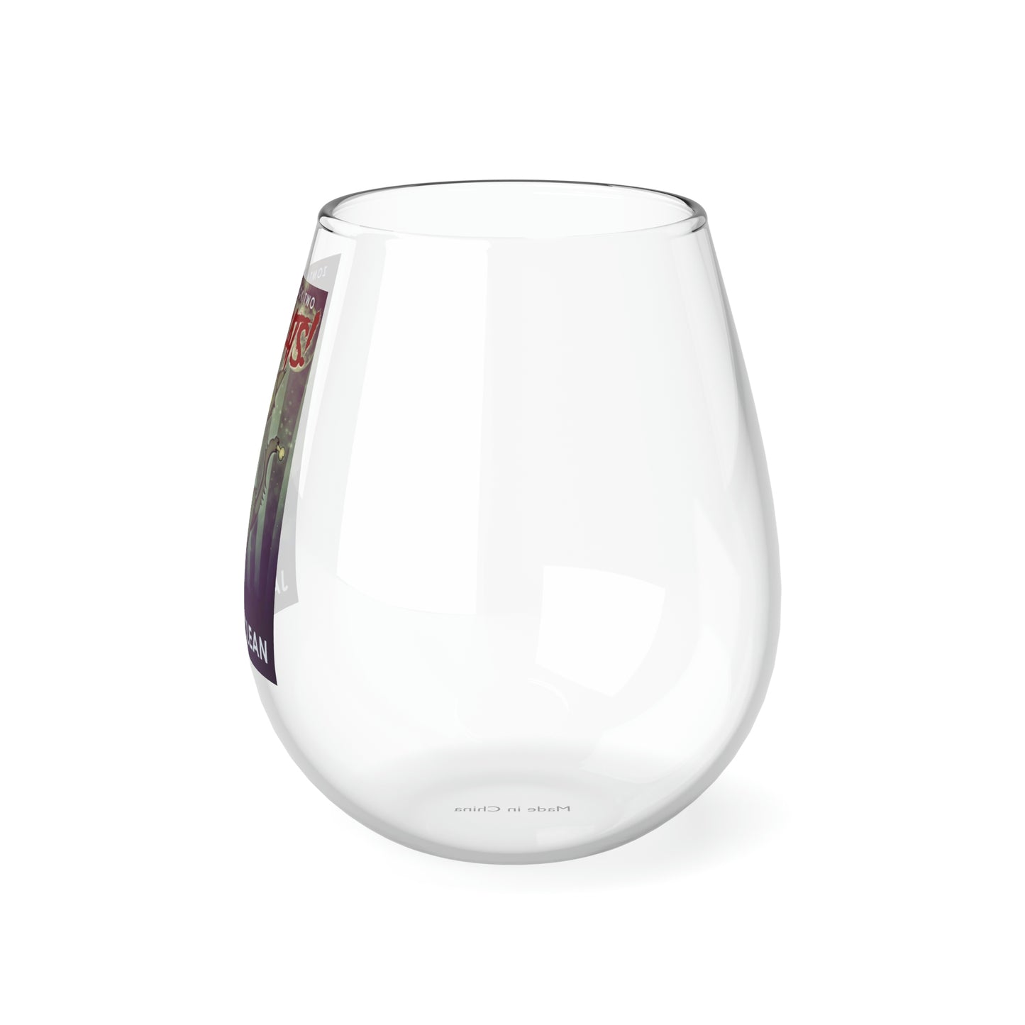 Zomcats! - Stemless Wine Glass, 11.75oz