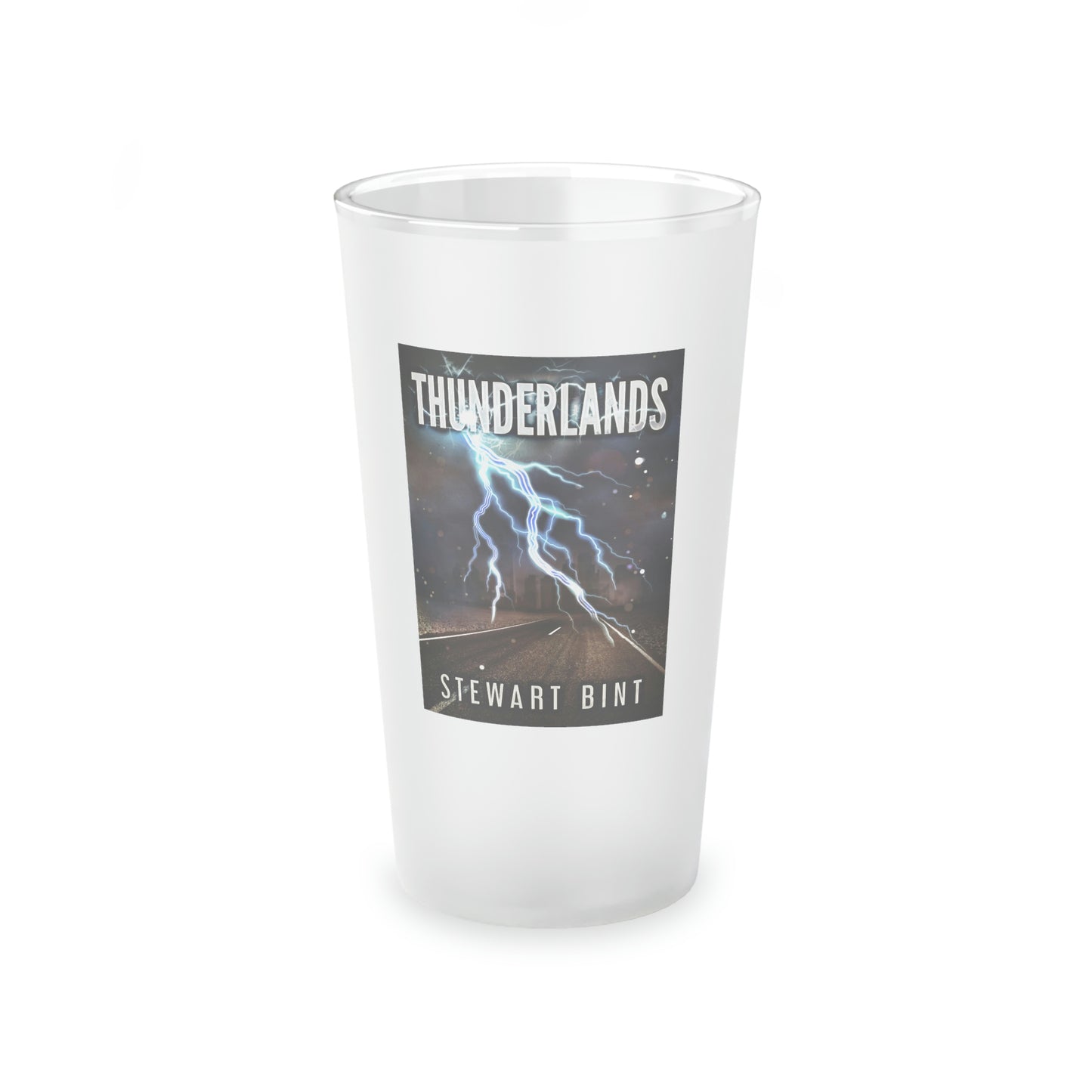 Thunderlands - Frosted Pint Glass