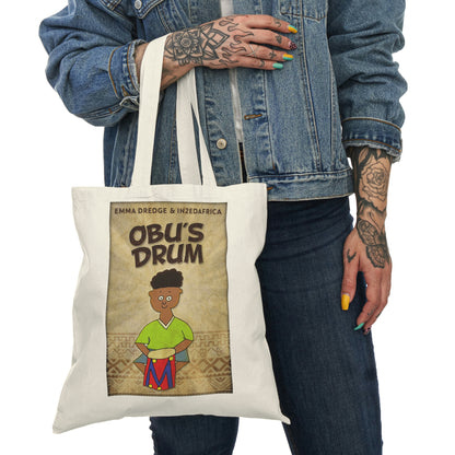 Obu's Drum - Natural Tote Bag