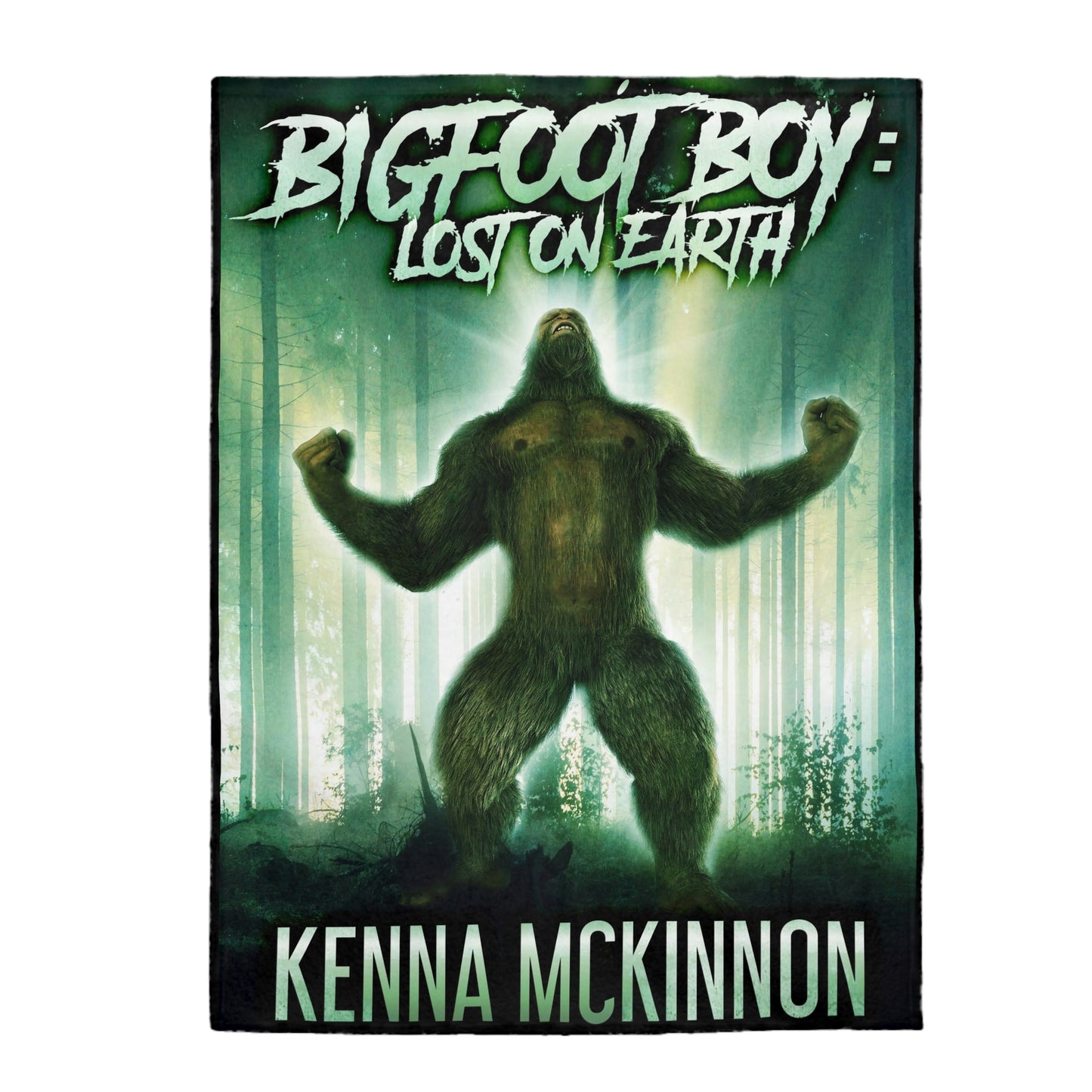 Bigfoot Boy - Velveteen Plush Blanket