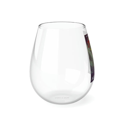 Zomcats! - Stemless Wine Glass, 11.75oz