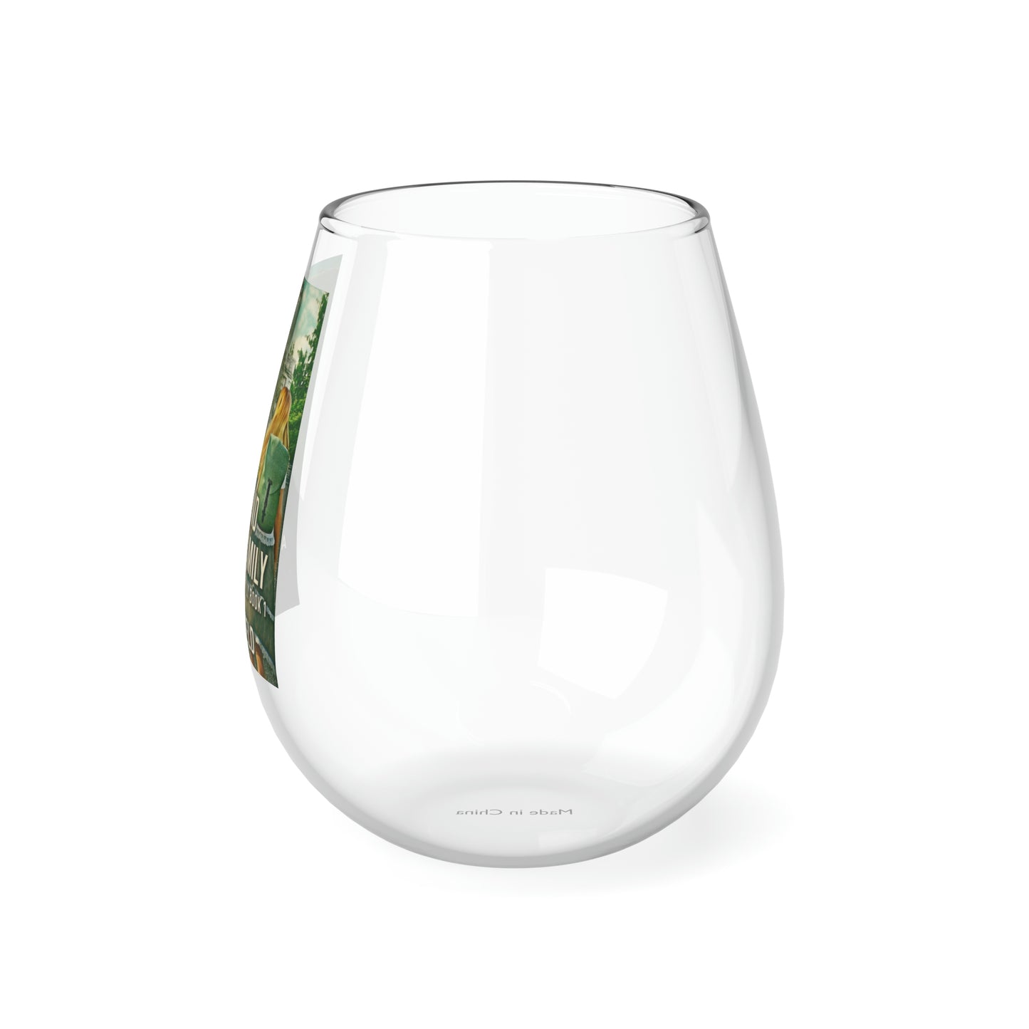 A Friend Of The Family - Stemless Wine Glass, 11.75oz