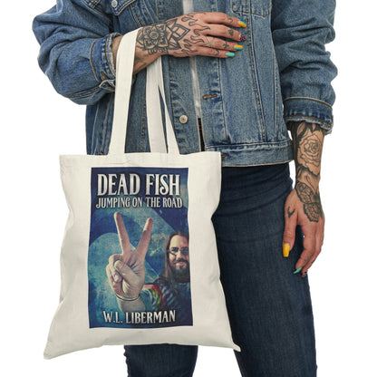 Dead Fish Jumping On The Road - Natural Tote Bag