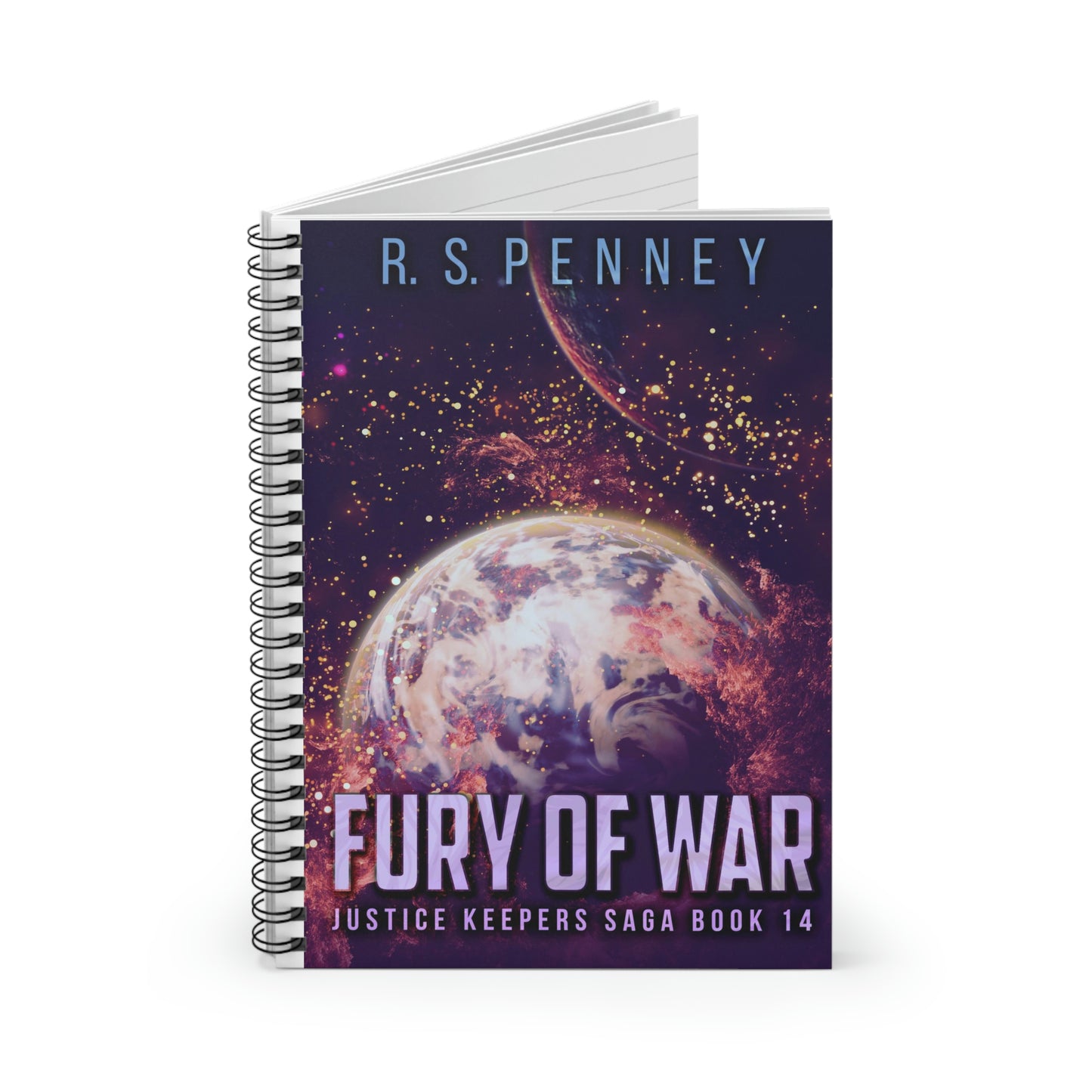 Fury Of War - Spiral Notebook