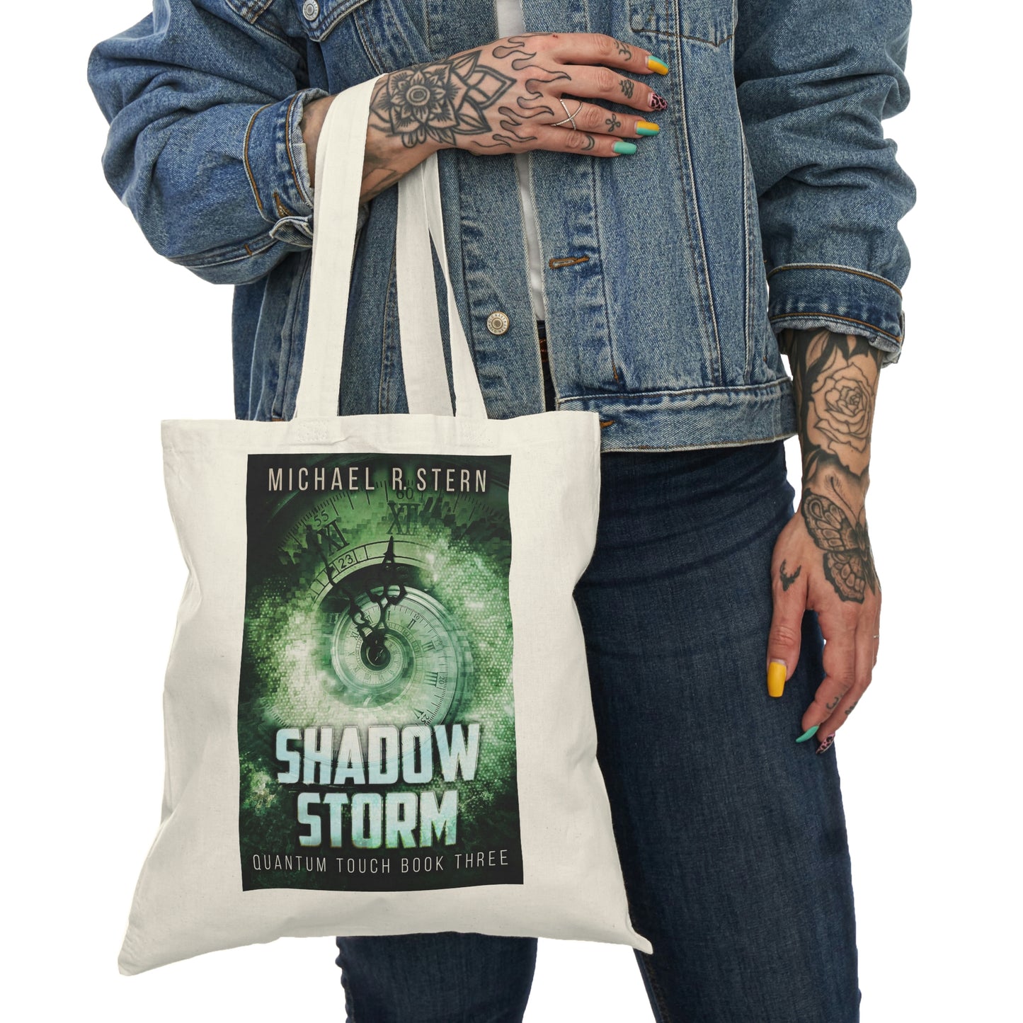 Shadow Storm - Natural Tote Bag