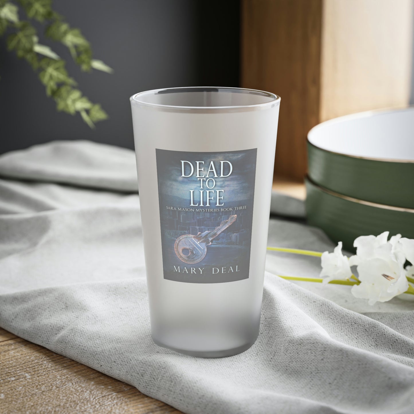 Dead To Life - Frosted Pint Glass