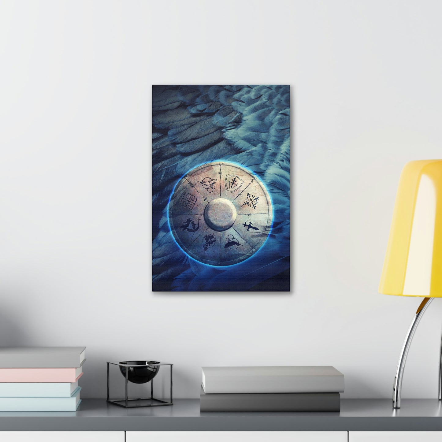 The Blue Shield - Canvas