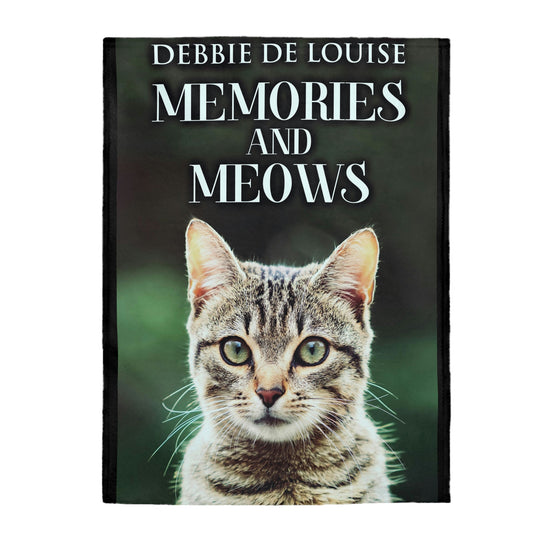 Memories And Meows - Velveteen Plush Blanket