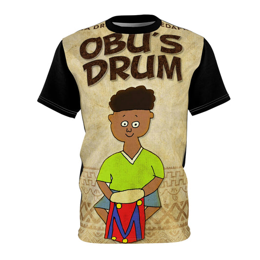 Obu's Drum - Unisex All-Over Print Cut & Sew T-Shirt