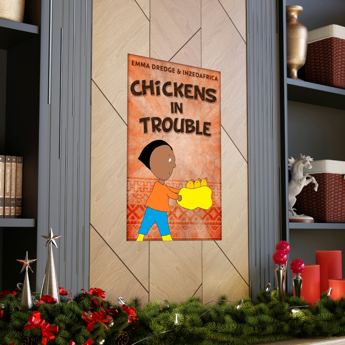 Chickens In Trouble - Matte Poster