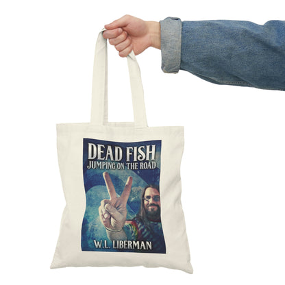 Dead Fish Jumping On The Road - Natural Tote Bag