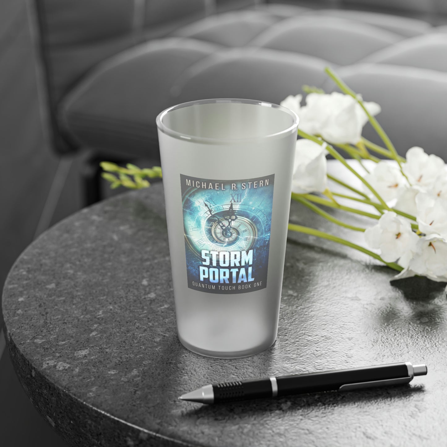 Storm Portal - Frosted Pint Glass