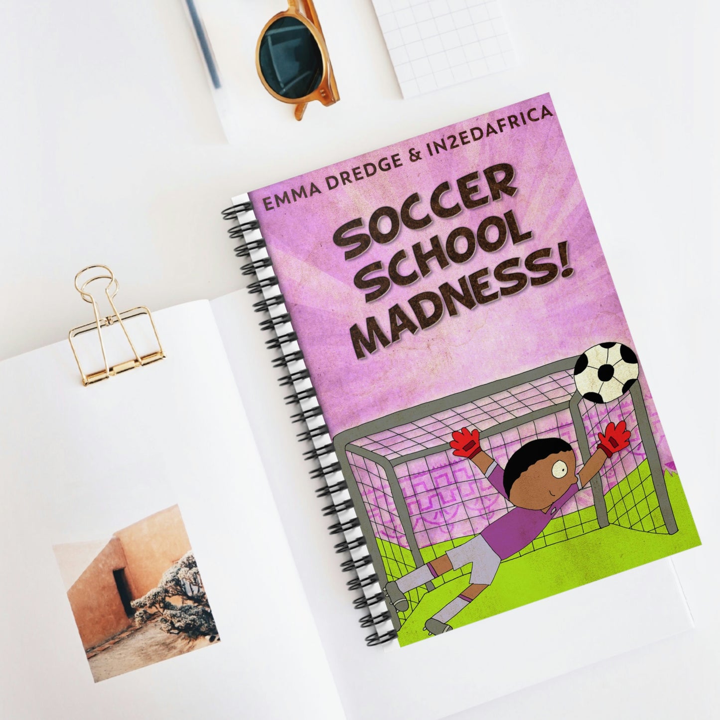 Soccer School Madness! - Spiral Notebook