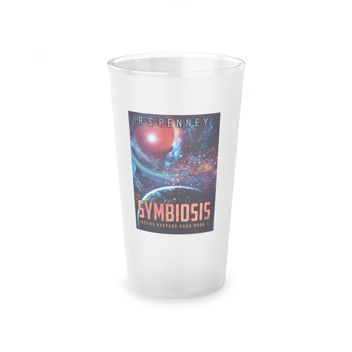 Symbiosis - Frosted Pint Glass