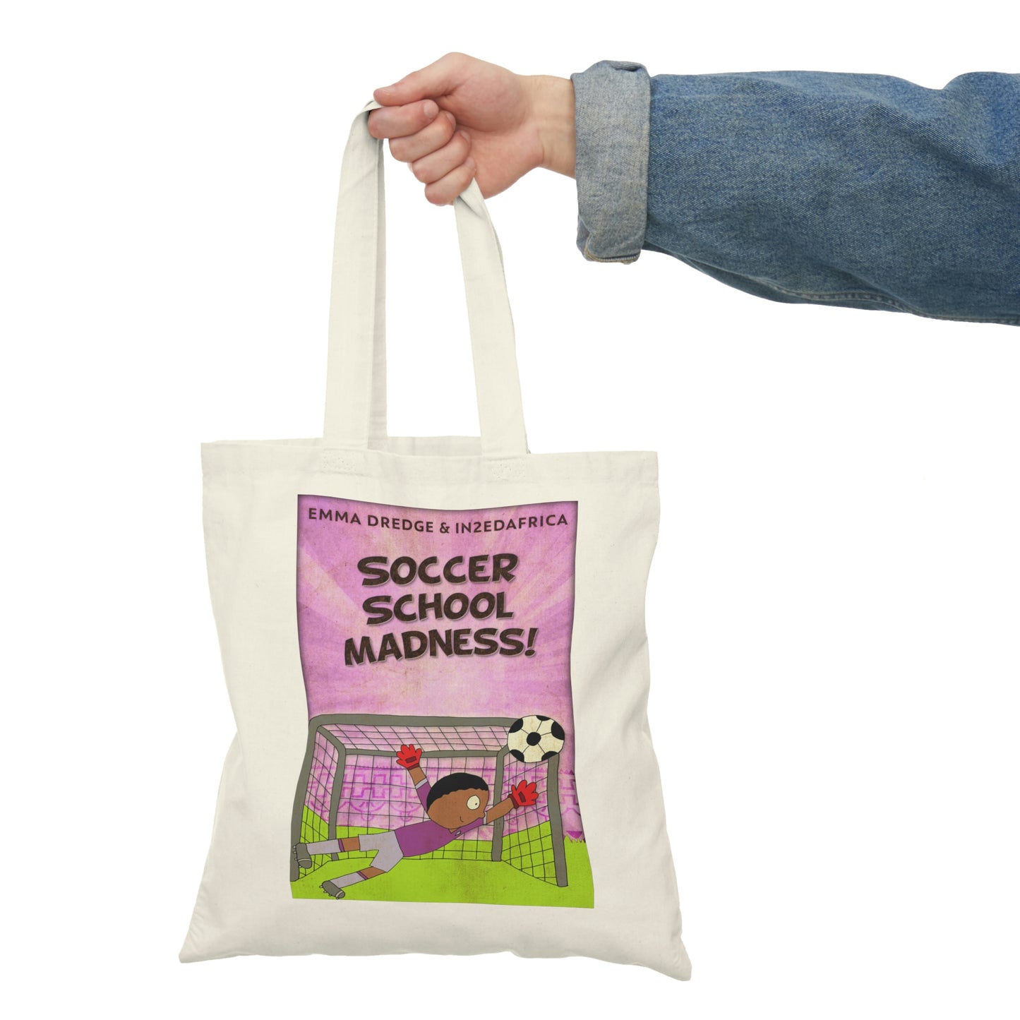 Soccer School Madness! - Natural Tote Bag