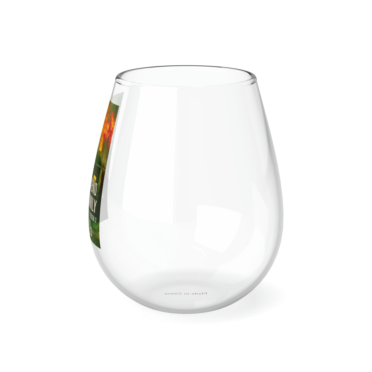 Not A Friend Of The Family - Stemless Wine Glass, 11.75oz