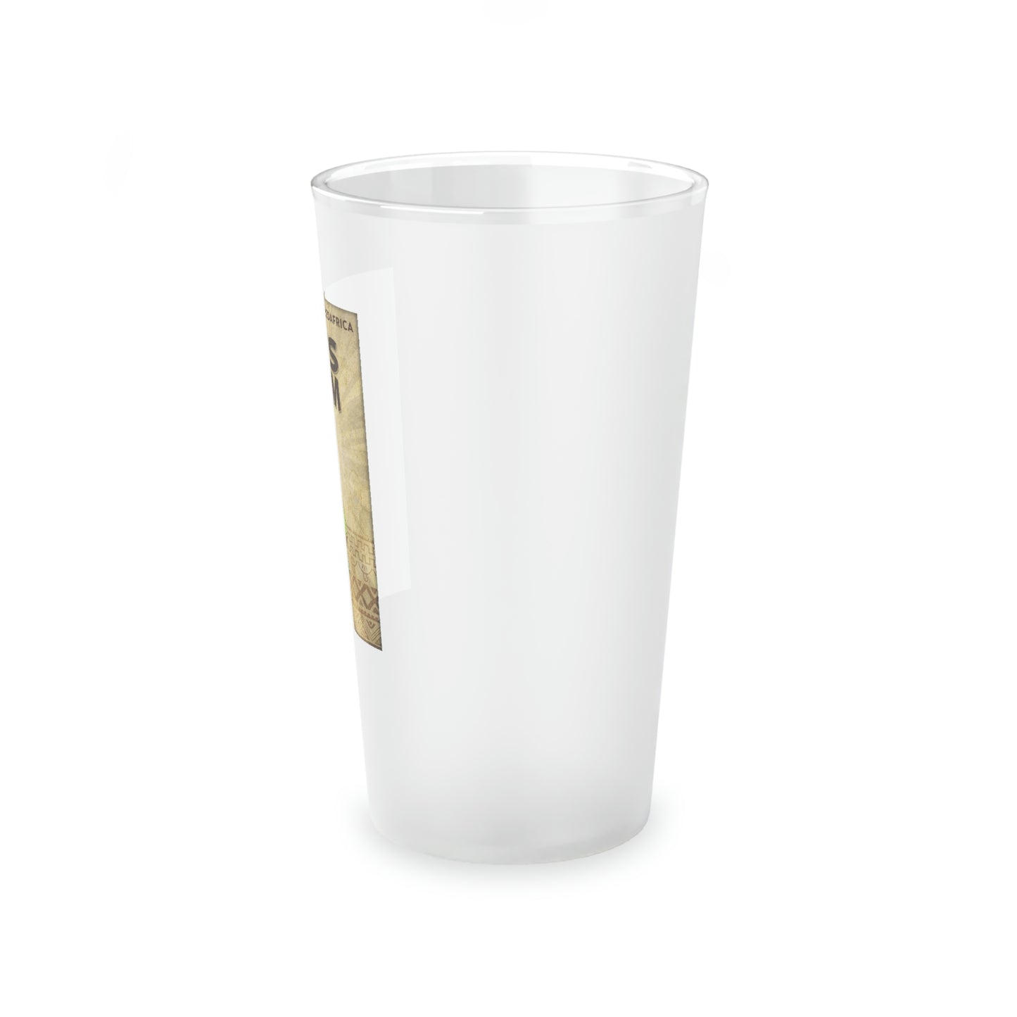 Obu's Drum - Frosted Pint Glass