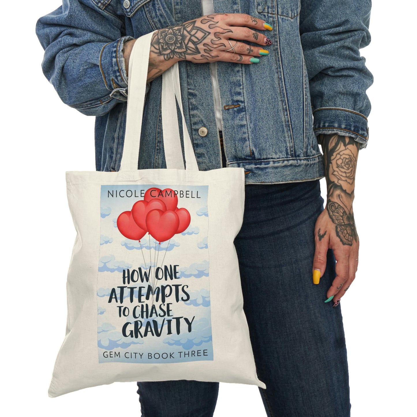 How One Attempts to Chase Gravity - Natural Tote Bag