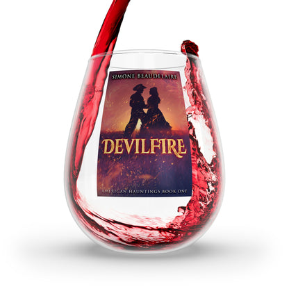 Devilfire - Stemless Wine Glass, 11.75oz