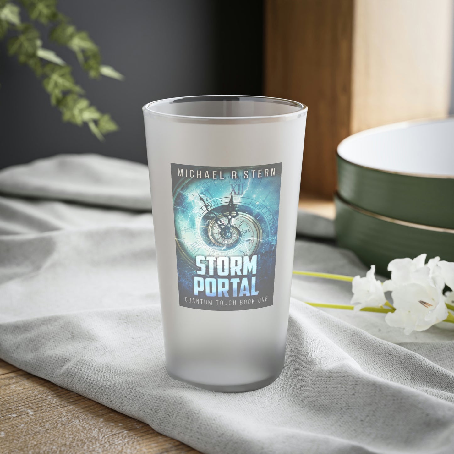 Storm Portal - Frosted Pint Glass