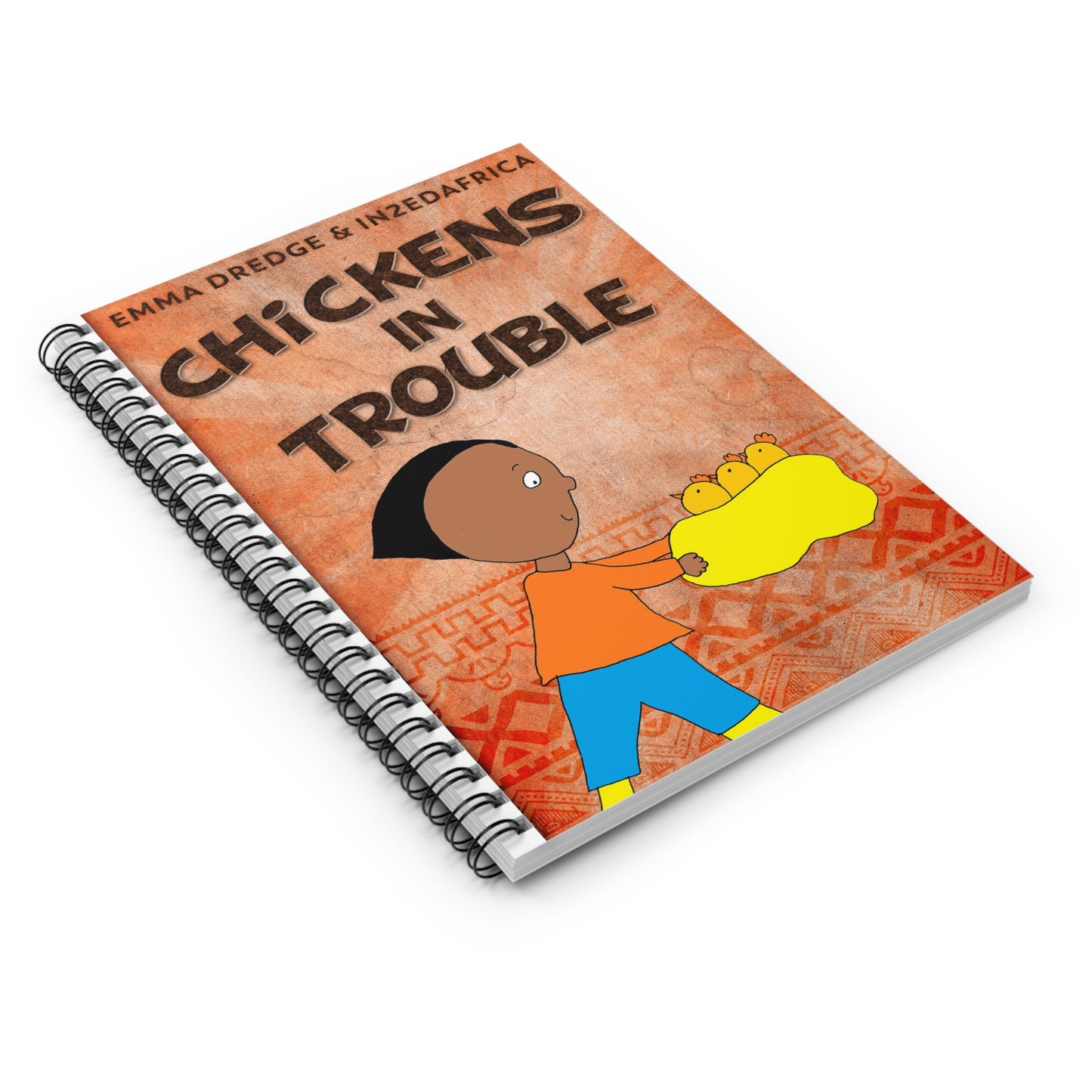 Chickens In Trouble - Spiral Notebook