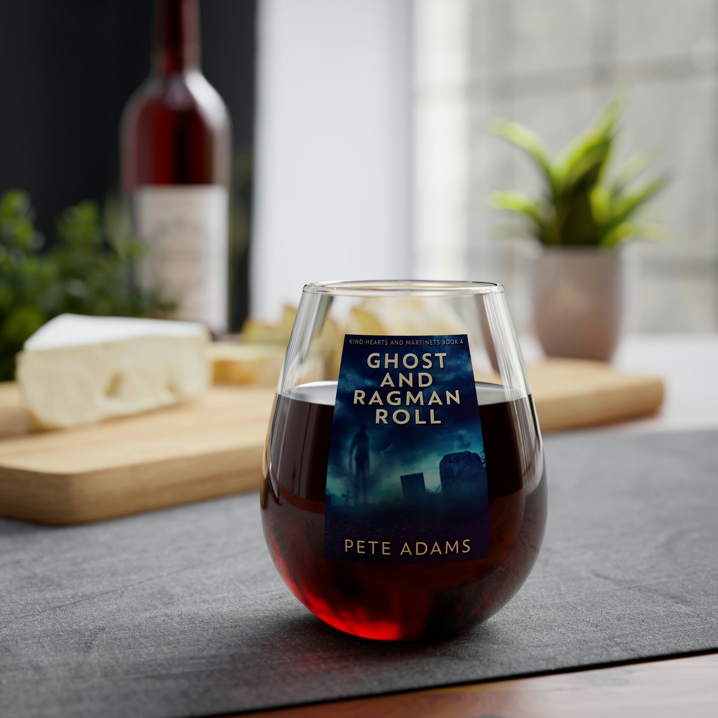 Ghost And Ragman Roll - Stemless Wine Glass, 11.75oz