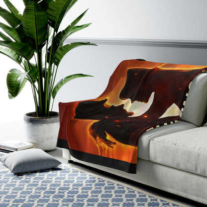 Fanning The Flame - Velveteen Plush Blanket