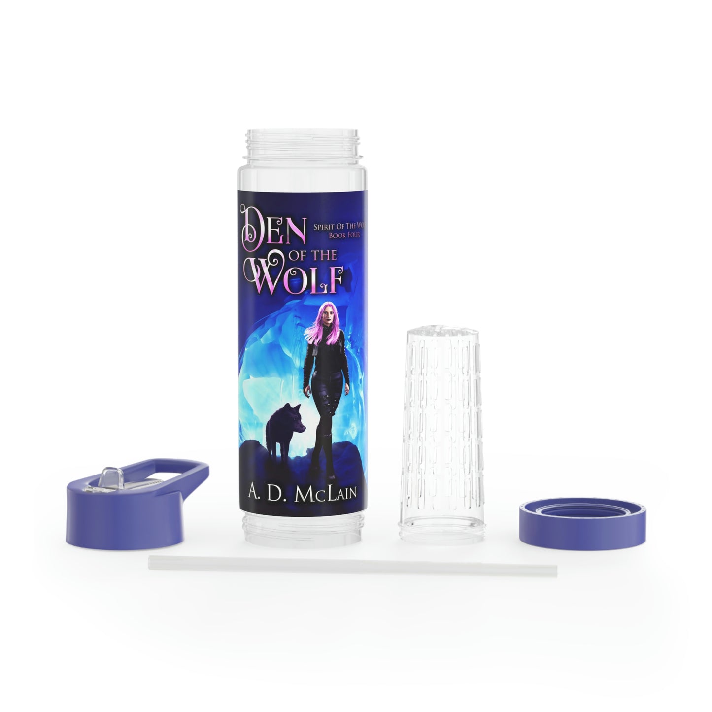 Den Of The Wolf - Infuser Water Bottle