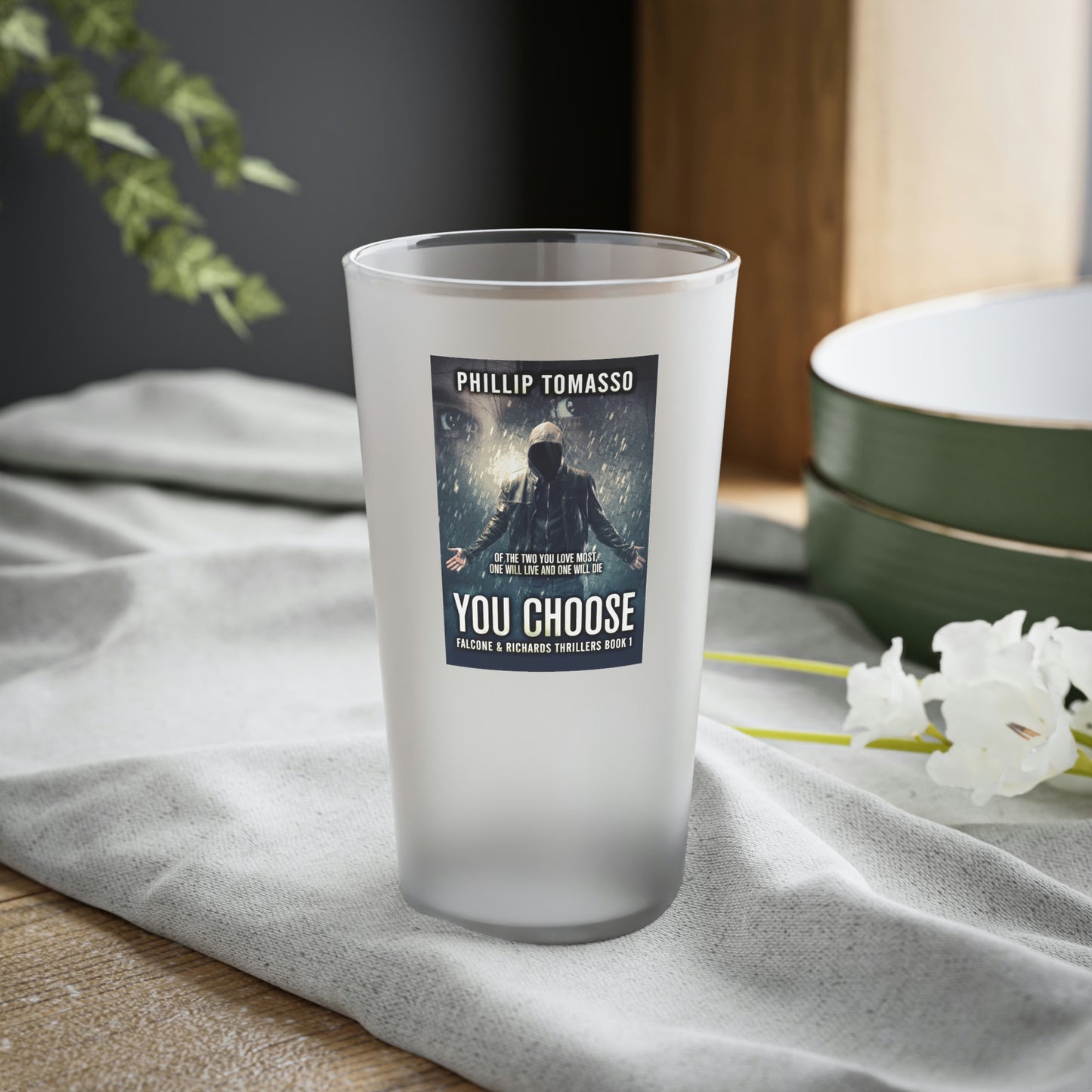 You Choose - Frosted Pint Glass