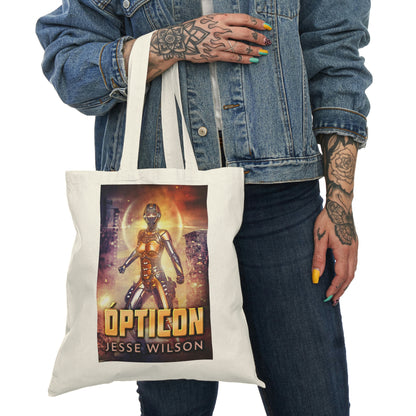 Opticon - Natural Tote Bag