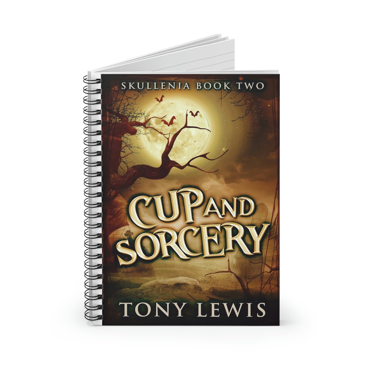 Cup and Sorcery - Spiral Notebook