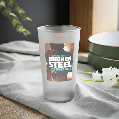 Broken Steel - Frosted Pint Glass