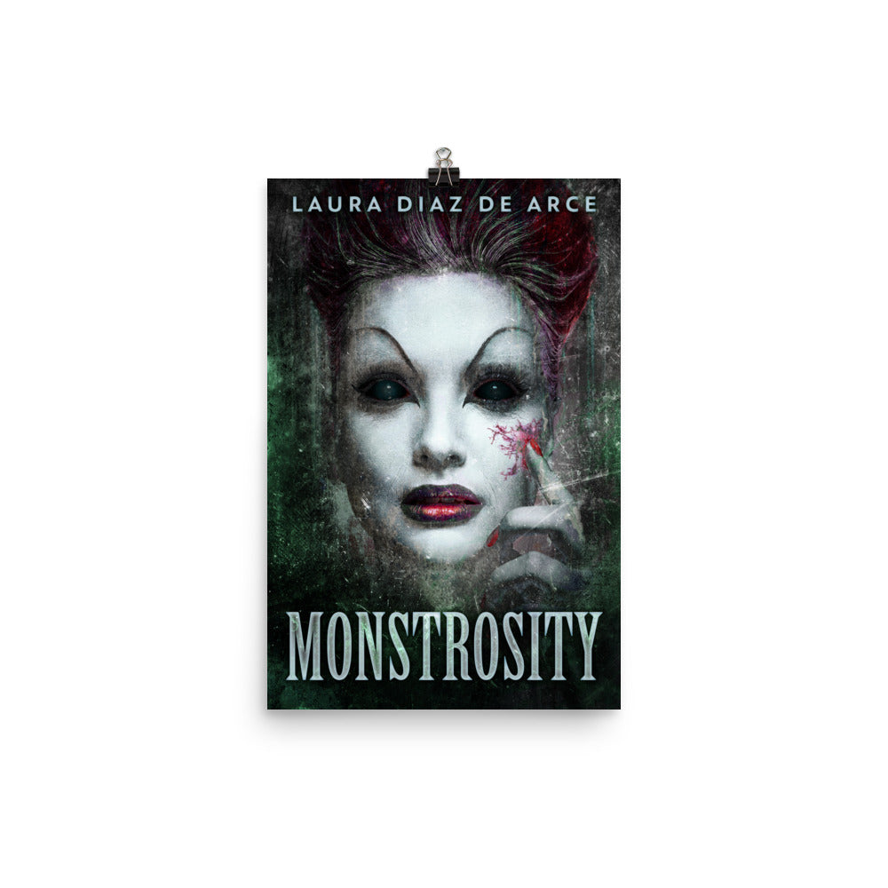 poster with cover art from Laura Diaz De Arce's book Monstrosity - Tales Of Transformation