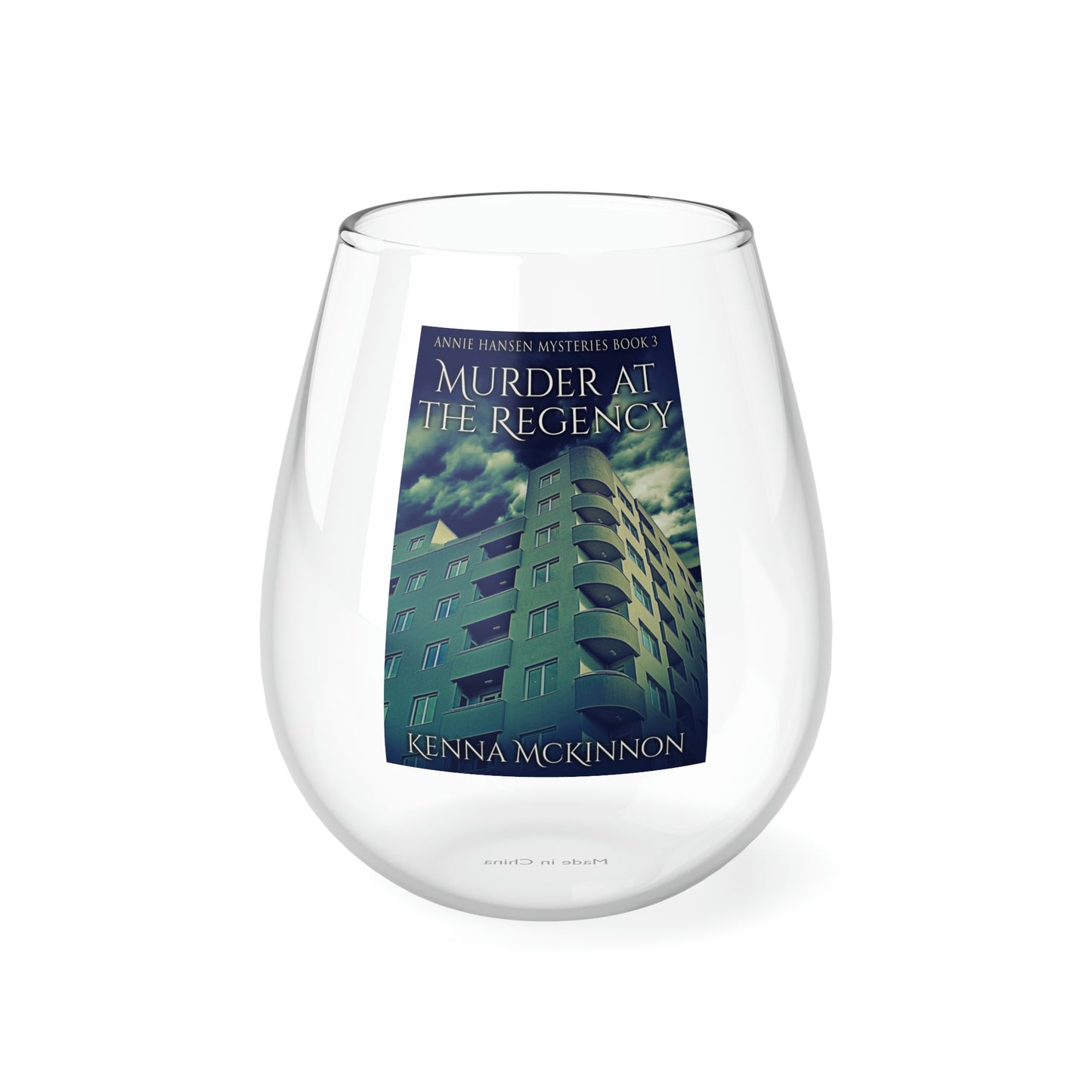 Murder At The Regency - Stemless Wine Glass, 11.75oz