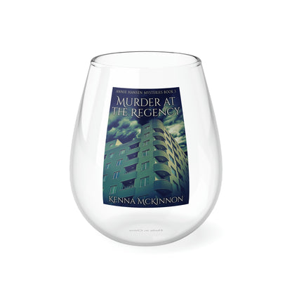 Murder At The Regency - Stemless Wine Glass, 11.75oz