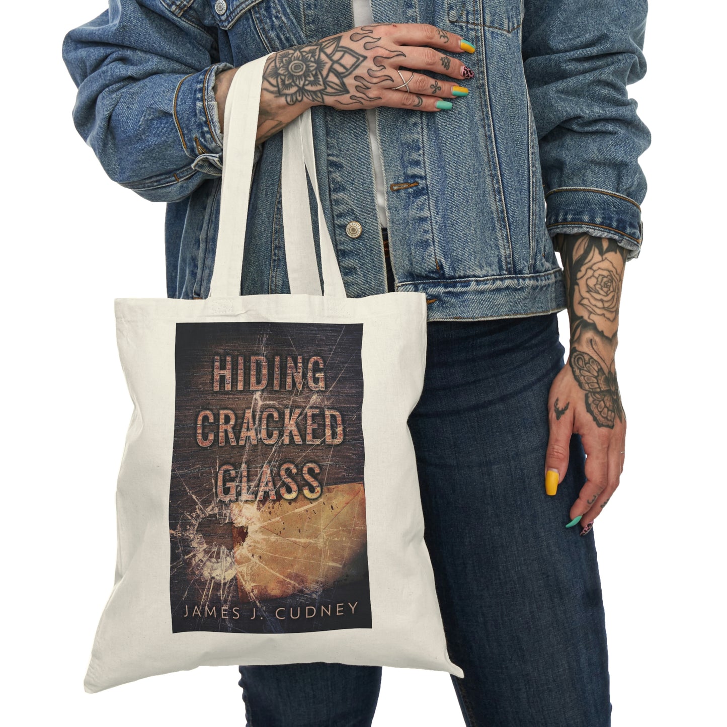 Hiding Cracked Glass - Natural Tote Bag