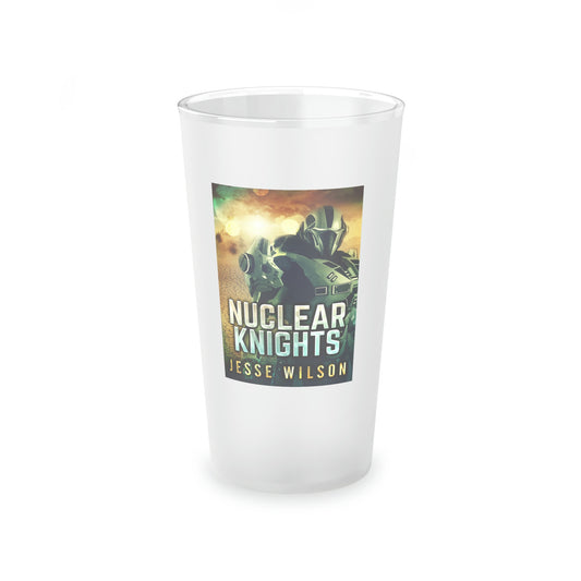 Nuclear Knights - Frosted Pint Glass