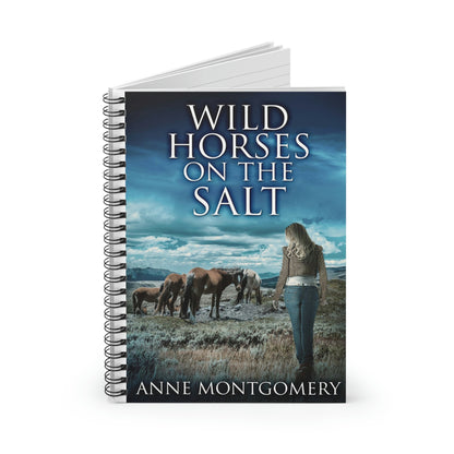 Wild Horses On The Salt - Spiral Notebook