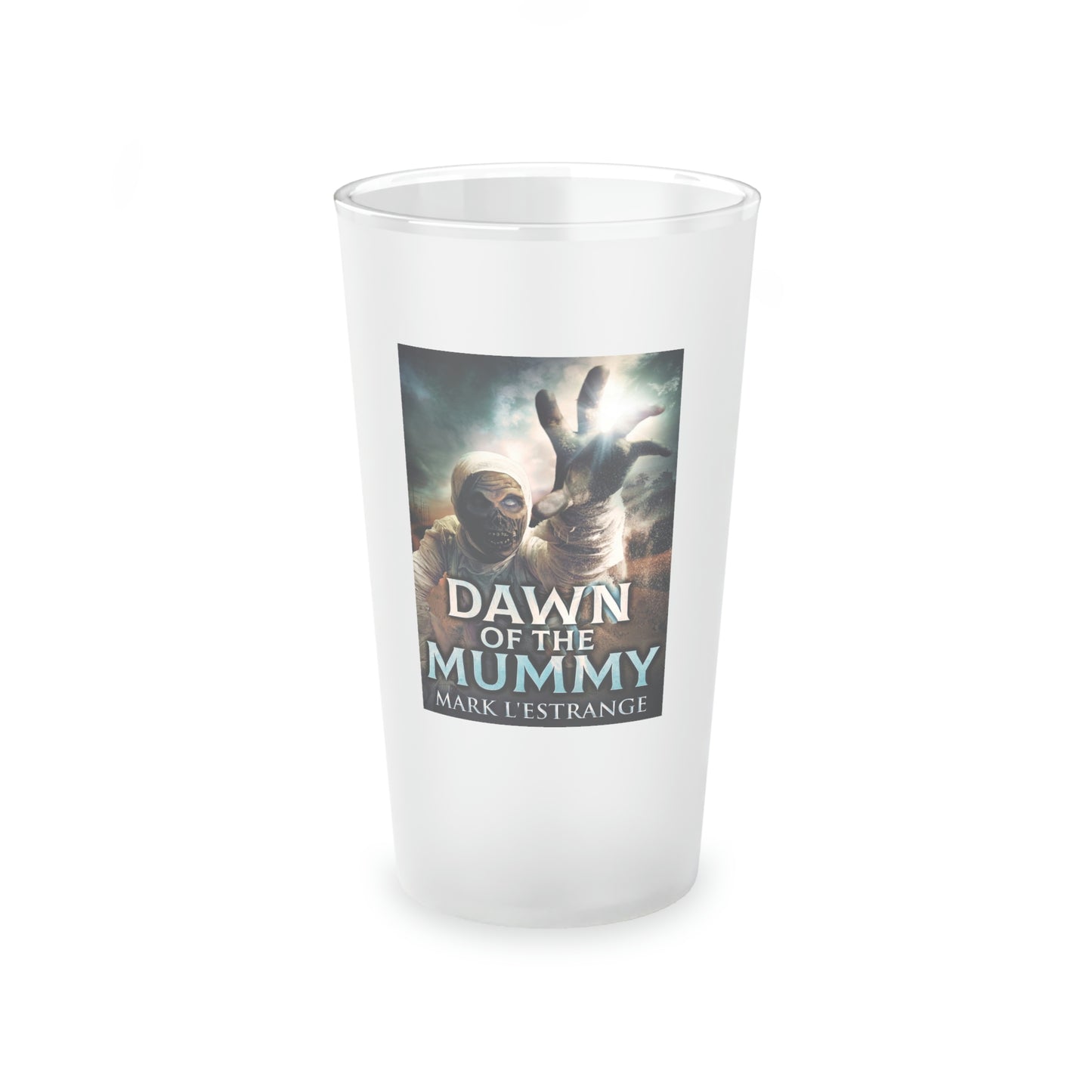 Dawn Of The Mummy - Frosted Pint Glass