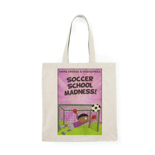 Soccer School Madness! - Natural Tote Bag