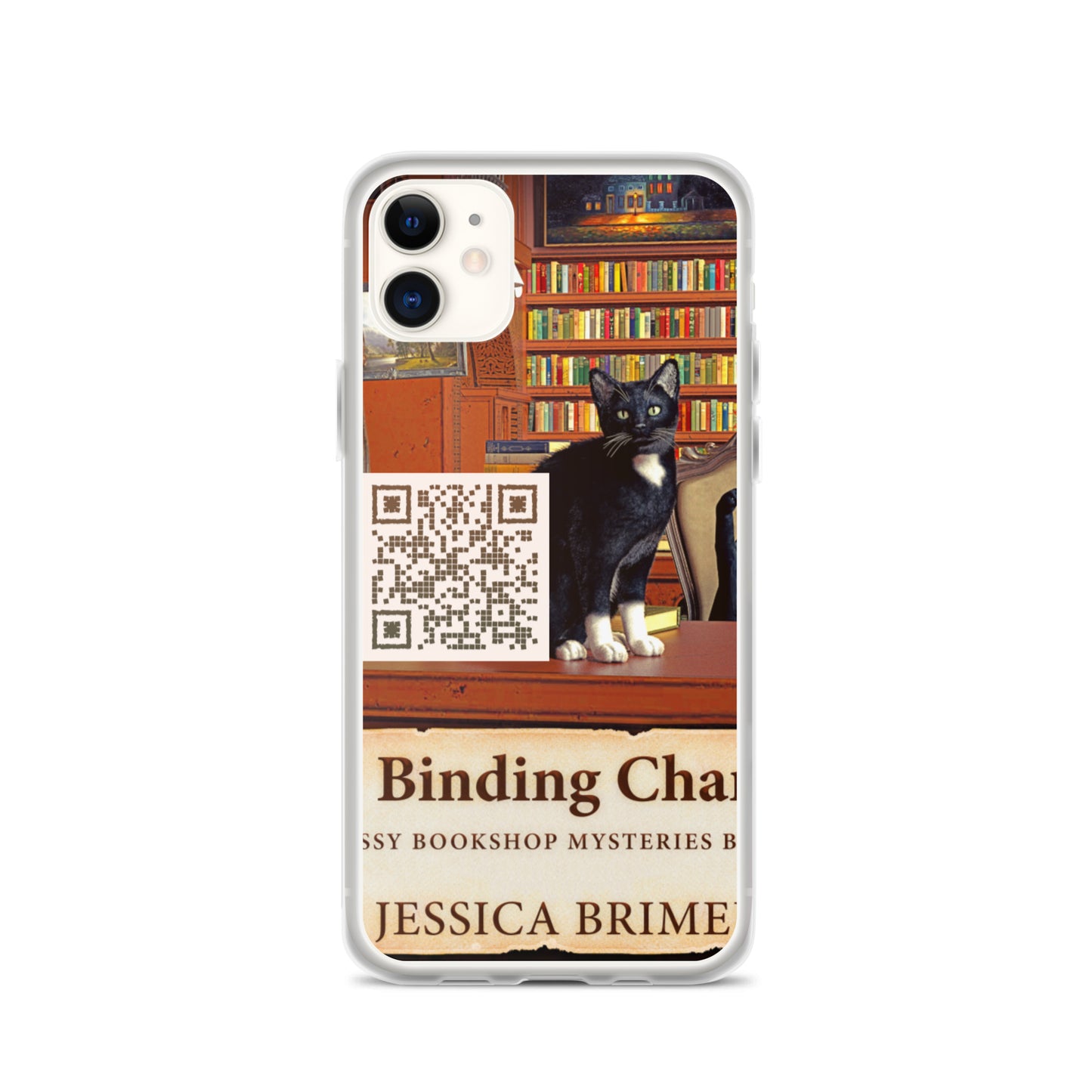 iphone case with cover of Jessica Brimer's book A Binding Chance